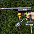 Miniatyrbillede 4 af 6: BREND Trådløs højtryksrenser med batteri og 3 sprøjtedyser - Sort