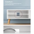 Miniatyrbillede 6 af 6: VASAGLE TV-skab, Lowboard TV-skab til TV op til 55 tommer 120 cm lang, hvid