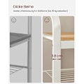 Miniatyrbillede 7 af 7: VASAGLE tøjstativ, tøjstativ med skoopbevaringsskammel, 4-i-1-design, eg og creme