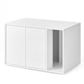 Miniatyrbillede 1 af 7: Kattetoilet, kattehus, til store katte, sidebord, sofabord, Snehvid