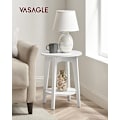 Miniatyrbillede 2 af 7: Vasagle Moderne Side Tabell 58 x 45,5 x 8,5cm - Hvid