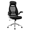 Miniatyrbild 1 av 6: SONGMICS Kontorsstol Stor sits (51 cm bred x 50 cm djup) vadderad