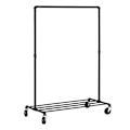 Pikkukuva 1 / 7: Songmics Heavy Duty Metal Vaaterengolla, kantaa 90 kg, musta