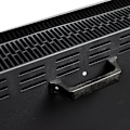 Miniatyrbillede 4 af 6: QLT Kurvet Varmepanel af Glas – Elektrisk varmekamin med app - Sort
