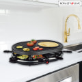 Miniatyrbild 5 av 5: 2 i 1 Elektrisk Grill med 8 delar raclette