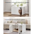 Miniatyrbillede 2 af 7: Kattetoilet, kattehus, til store katte, sidebord, sofabord, Snehvid