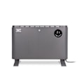 Miniatyrbillede 2 af 6: QLT Elektrisk konvektorovn med WiFi – Radiator – Appstyring – Grå