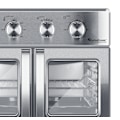Pikkukuva 4 / 5: TurboTronic AF32MFD Airfryer XXL ja uuni – Kaksoisovi - 32 litraa – Hopea