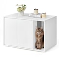 Miniatyrbillede 3 af 7: Kattetoilet, kattehus, til store katte, sidebord, sofabord, Snehvid