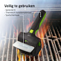 Pikkukuva 5 / 6: HomeTech Sähköinen teräksinen BBQ-harja - Johdoton ja pyörivä