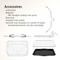 Pikkukuva 5 / 6: TurboTronic Airfryer XXL ja uuni – Kaksoisovet - 32 litraa – Hopea
