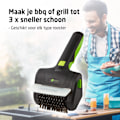 Pikkukuva 2 / 6: HomeTech Sähköinen teräksinen BBQ-harja - Johdoton ja pyörivä