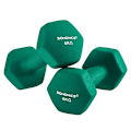Pikkukuva 1 / 4: Songmics käsipainot, 2 x 4 kg neopreen käsipainot, vedenpitävät, vihreät