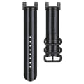 Amazfit T-Rex Pro / T-Rex / Ares Nylon-kelloranneke - Musta / Harmaa