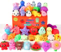 120-pack Mochi Squishy Leksaker för barn, Kawaii Mini Djur Squishies, Kalasgåvor, Klassrumspriser, Sensoriska Stresslindrande Leksaker Mixed 120 Mixed 120