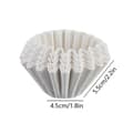 Miniatyrbillede 8 af 8: Wave Coffee Dripper Crystal Eye Pour Over Kaffefilter Kaffe White
