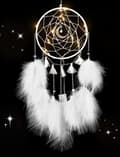 Hat Dream Catcher Wind Chime DIY Craft Material Kit Feather Decor