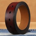 Ægte læderbælte uden spænde 03 Brun 3,8 cm 03 Brown 3.8cm