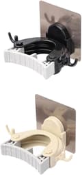 Miniatyrbild 1 av 5: Perforated Broom Clips, Multifunctional Wall Mount, Random Color
