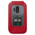 Fodral till telefon Doro 7080 / 6880 / Leva Folio Flap med snodd BigBen Röd