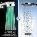 Miniatyrbillede 4 af 5: LED-brusehoved, LED-brusehoved med filter, belyst brusehoved, 7 C