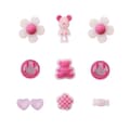 10 stk Lysende Rosa Bjørn skotilbehør for Croc Charms for