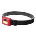 Mini-hodelykt 3 lysmoduser utendørsbelysning høy lysstyrke ABS nattfiske LED COB hodelykt-gadget 26s