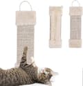 Hengende rektangulær sisal-klorebrett for katter, gjenbrukbar klorepute for katter