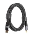 Pikkukuva 2 / 5: USB C–USB C -kaapeli PD240W USB2.0 Type C -liitäntä 480Mbps USB C uros–C uros kaksipuolinen datakaapeli 150cm