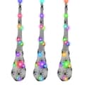 Miniatyrbild 1 av 5: Halloween Spider Web Decorations - 3 Pcs Lighted Spider Egg Sacs for Indoor/Outdoor Garden, Yard, and Tree Hanging