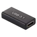 Miniatyrbilde 2 av 4: Type-C / USB-C hunn til USB 3.0 hunn aluminiumslegeringsadapter (svart)