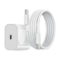 Lader for iPhone 15/iPhone 16/iPhone 17 + 2 meter datakabel, hurtiglader, USB-C til USB-C