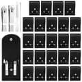 24-pack nagelklipparset manikyrkit för kvinnor och män