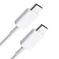 Miniatyrbillede 4 af 8: Type C til Type C-kabel PD Hurtigopladning Fleksibel Type C-datakabel til Android til Note 10-telefon 1 m Hvid_tfrf