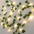 Leaf Light String, 2m Ivy Light String, 20 LED Lights, Wall Decoration for Spring, Wedding Party, Garden Festival