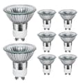 8-pack Gu10 halogenlampor, 220v Gu10 halogen spotlightlampor 2800k varm med 35W