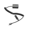 Miniatyrbillede 1 af 5: NP-FW50 Dummy Batteri PD Type-C Kobling til ZV-E10 A7 A7R/S/M A7II A7S2 A7M2 A7R2 A6500 NEX5 NEX7 -