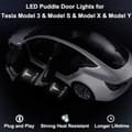 Miniatyrbild 3 av 4: 4 st Tesla bildörrsbelysning, LED-logotypbelysning för bildörr, bildörr