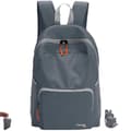 20L Packbar Ryggsäck, Vikbar Ryggsäck för Utomhusresor och Camping, Grå | Vattenavvisande Yta