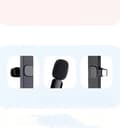 Miniatyrbillede 3 af 4: Trådløse mikrofoner til Android-telefon, mini professionel trådløs lavaliermikrofon til videooptagelse Podcast trådløs clip-on mikrofon