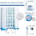 Miniatyrbillede 4 af 5: VI Pool-udskiftningsfilterpatroner til Bestway Flowclear til Bestway VI Poolfilter, (4-pak)