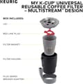 Miniatyrbillede 3 af 5: Universal genanvendeligt filter MultiStream-teknologi - Grå
