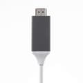 Miniatyrbillede 2 af 5: USB Type-C til HDMI 2M Kabel til Samsung Galaxy S8 G950 - Hvid