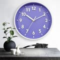 Miniatyrbild 2 av 5: Modern Simple Wall Candy Color Clock Silent Living Room Clock Wall Mounted Clock For Home New Wall Clock Blue Clock blue clock blue clock