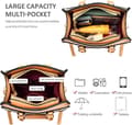 Miniatyrbild 2 av 5: Damhandväska Designer Topphandtag Väska Crossbody Väska (Grå)
