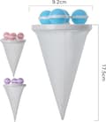 Miniatyrbillede 2 af 4: Vaskemaskine Flydende Filter Flydende Fnugnetpose Genanvendelig Lin