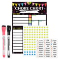 Miniatyrbild 1 av 7: Chore Chart for Multiple Kids, Reusable Magnetic Chore Chart with Whiteboard for Customizable Tasks and Goals, Perfect as a Gift
