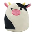 Squishmallow plyschleksak 20 cm ko svart och vit