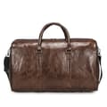 Bagageväska Holdall PU-läder Duffel BRUN Brown