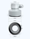 Miniatyrbillede 2 af 5: Type B slangeadapter til pumper, 2-pak, slangeadapter til pool til 1,5 og 1,25 tilslutninger